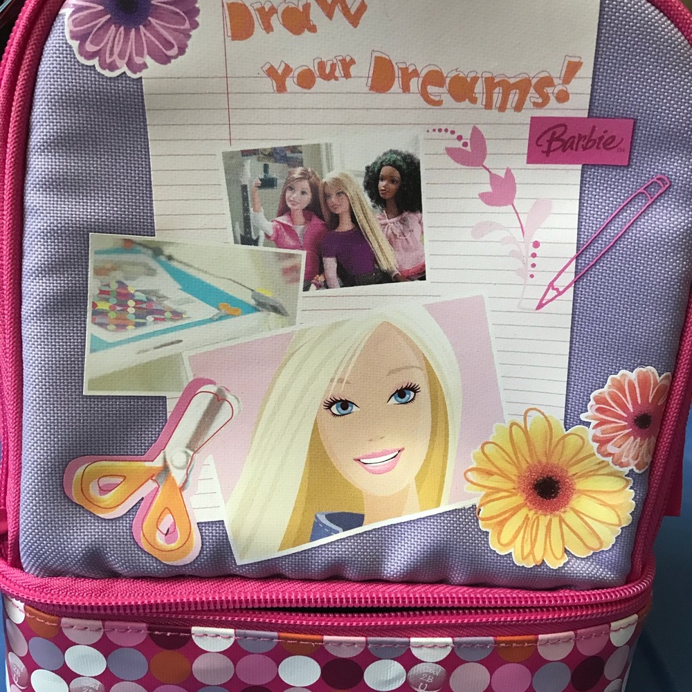 Barbie Thermos Dual Compartment Lunch Bag